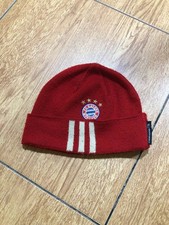 Cappello berretto Adidas vintage FC Bayern Munchen 3 strisce rosso