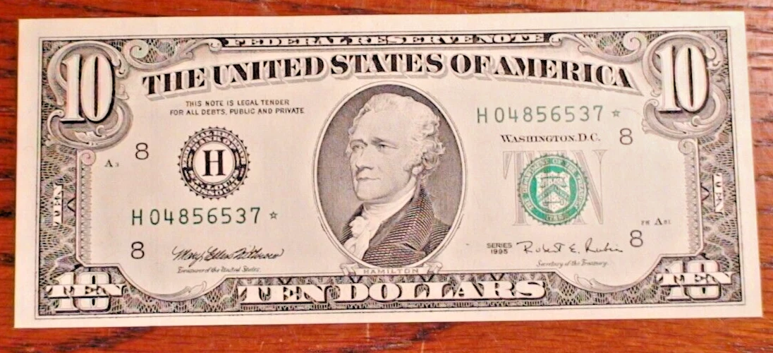 シーザーズパレス 1995年 限定10ドル Uncertified $10 1995 US Federal Reserve Small Notes for sale | eBay