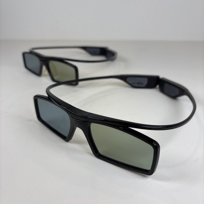 Samsung SSG-3500CR 3D Active RF Glasses Black - Qty 2 - Untested