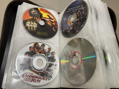 Huge Movie Lot Over 100 DVDs in Faux Leather Binder! Discs Only Mixed 2 Blu-rays - Picture 7 of 24