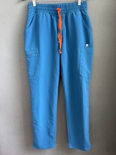 Figs Scrub Pants Women  s Medium Aqua Technical Collection Nurse CNA