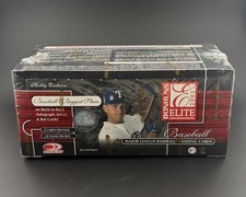 2001 DONRUSS ELITE MLB BASEBALL HOBBY BOX 18 PACKS ALBERT PUJOLS RC SEALED Q6995