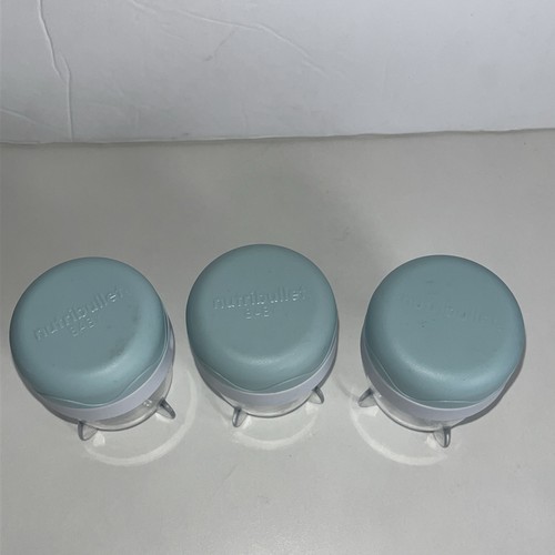 LOTTO 3 CONTENITORI CONGELATORE NUTRIBULLET BABY BULLET BLU CON COPERCHI - Foto 5 di 7