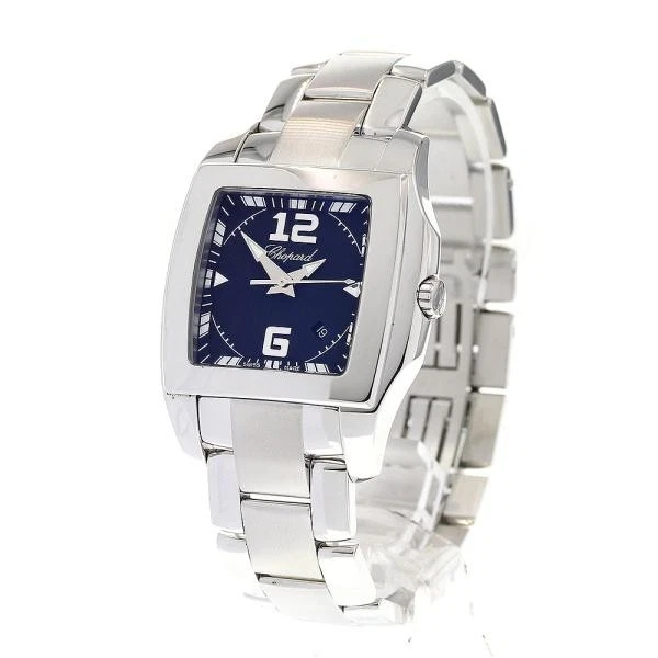 Chopard — Chopard Two O Ten 118464-3001 34mm SS Black Dial Quartz Date Watch #C7603