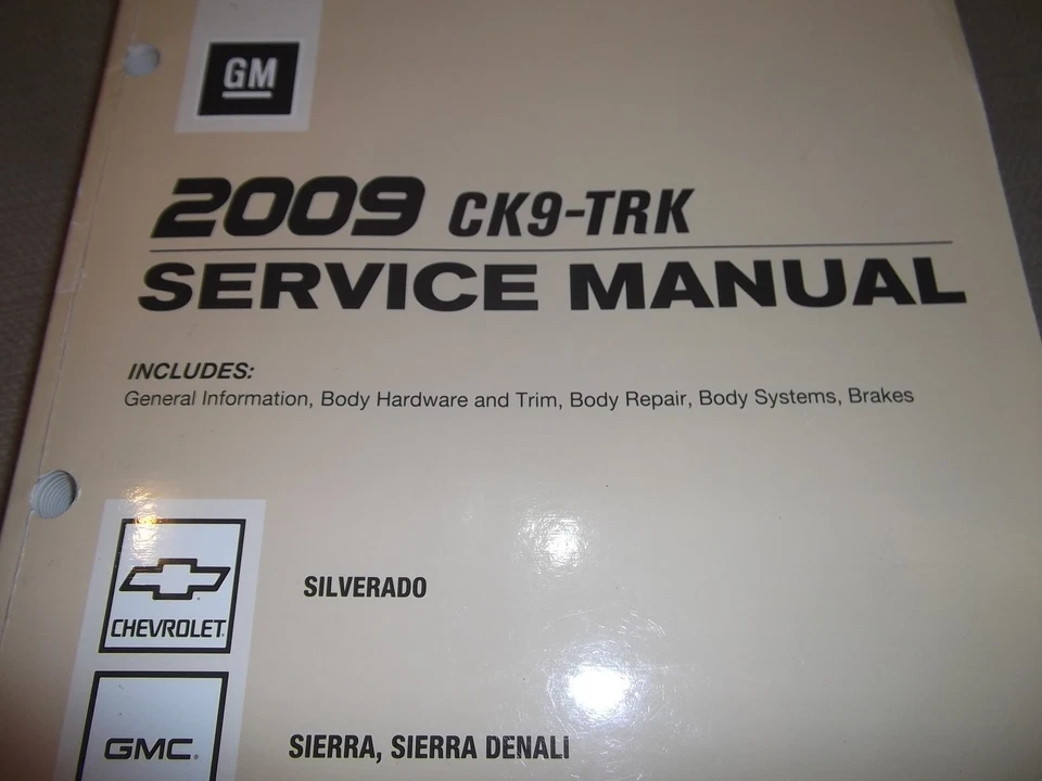 2009 GMC Chevy Sierra Denali Silverado Camión Servicio Reparación Taller Manual - Imagen 3 de 4