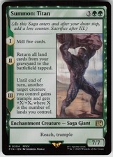 mtg titan final fantasy Summon: Titan [373] [Borderless] [FINAL FANTASY] [Foil] – Face to Face Games