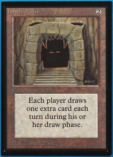Howling Mine Collectors' Edition NM Artifact Rare MTG CARD (ID# 504047) ABUGames - Picture 1 of 2