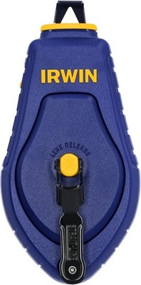 IRWIN Tools STRAIT-LINE COMPACT Chalk Reel, 30 ft. 1 Count (Pack of 1), blue 