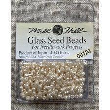 Mill Hill Glass Beads - Color 00123 Cream Size 11/0 Seed Bead - 4.54 Grams