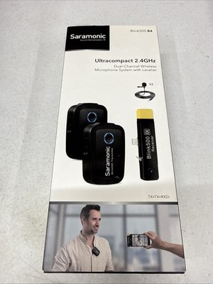 Saramonic Blink 500 B4 Camera-Mountable Wireless Lavalier Microphone System