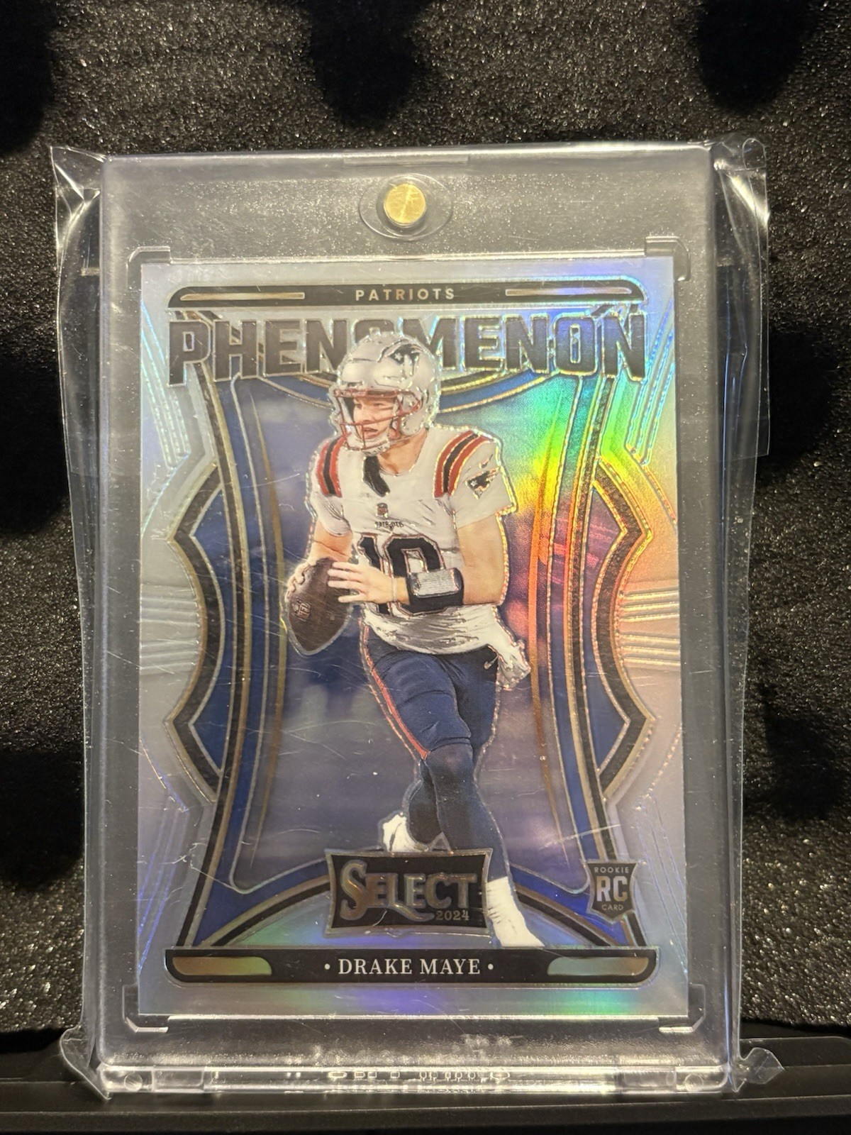 2024 Panini Select - Phenomenon Drake Maye #3 Silver Prizm (RC)