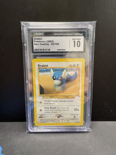 Dratini (Unlimited) graded CGC 10 for sale on eBay