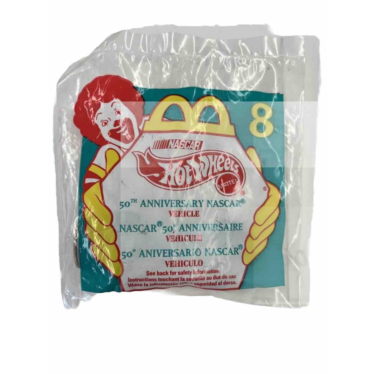 Hot Wheels 50th Anniversary NASCAR McDonalds 1998 Happy Meal Car
