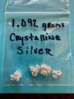 Lot of 4  Fine Silver Crystalline Clusters 1.092 Grams .999+ Pure Precious Metal — photo 6