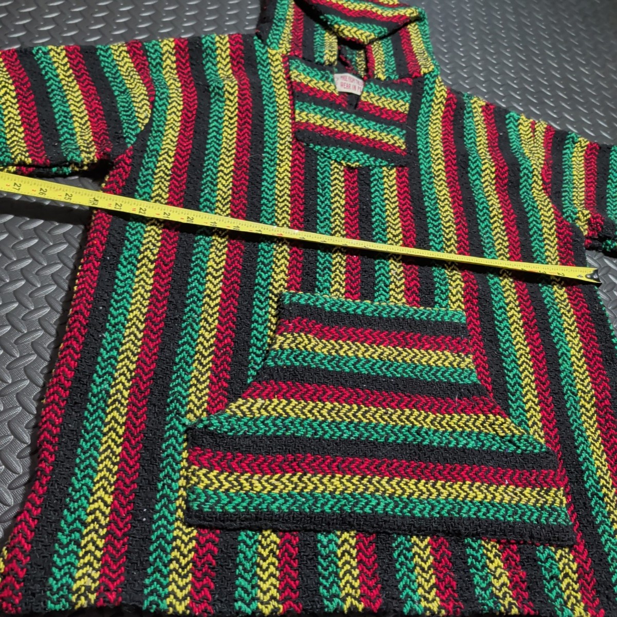 Gypsy Rose "Made from the Earth/Wear in Peace" Reggae Baja Pullover size XXL View 4
