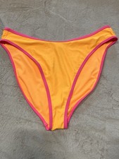 Wild Fable Women  s Low Rise Extra Cheeky Bikini Swim Bottoms 1X NWT Orange Pink