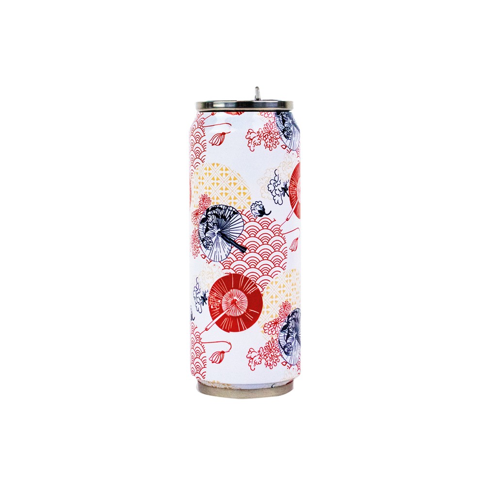 Canette isotherme Japan au bureau ou en rando la gourde inox 50 cl idéale