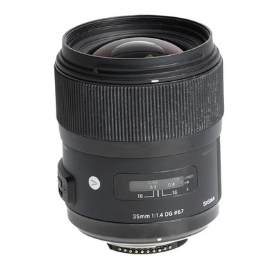 Sigma 35mm F1.4 DG HSM Art für Nikon F-Mount gebraucht Zustand: Akzeptabel