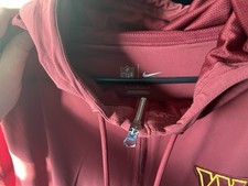 Washington Commanders Nike Pullover Dri-Fit Jacket NFL Size Large 2024 On Field