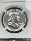 NGC PF68 1857 PROOF FRANKLIN HALF DOLLAR. BEAUTIFUL CHOICE GEM PROOF