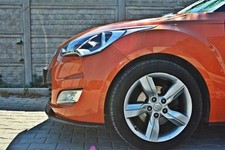 Maxton Design Frontlippe passend f&uuml;r Hyundai Veloster schwarz Hochglanz