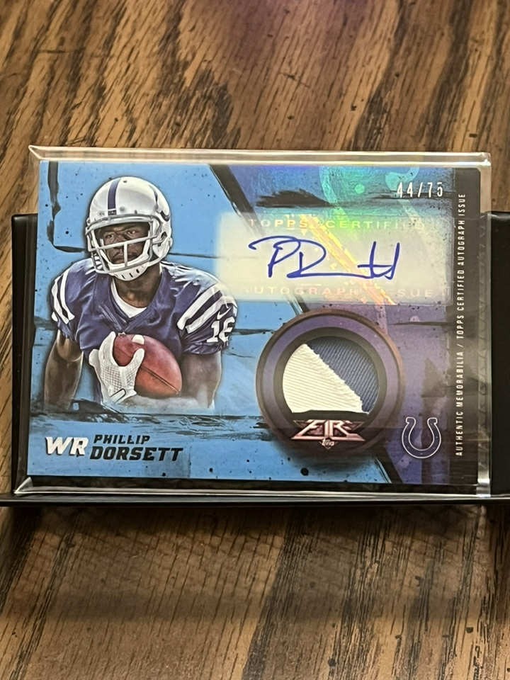 Phillip Dorsett Topps Platinum Platinum Rookie Autograph Patch #PD Base