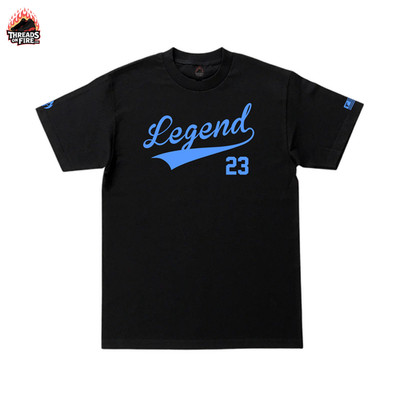 Streetwear L.A. Legend 23 Men's T-Shirt Black Tee To Match Jordan