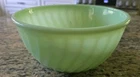 Fire King 1940-50s Jadeite SWIRL MIXING BOWL 8" Diameter