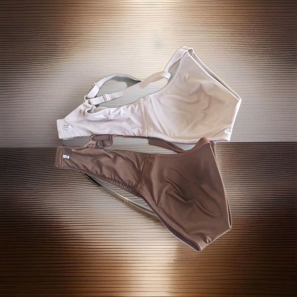 Комплект из 2 жокей гладкий и гладкий литой проволоки бесплатный бюстгальтеры, кофе и розовый, размер 40B VGC - Изображение 4 из 4