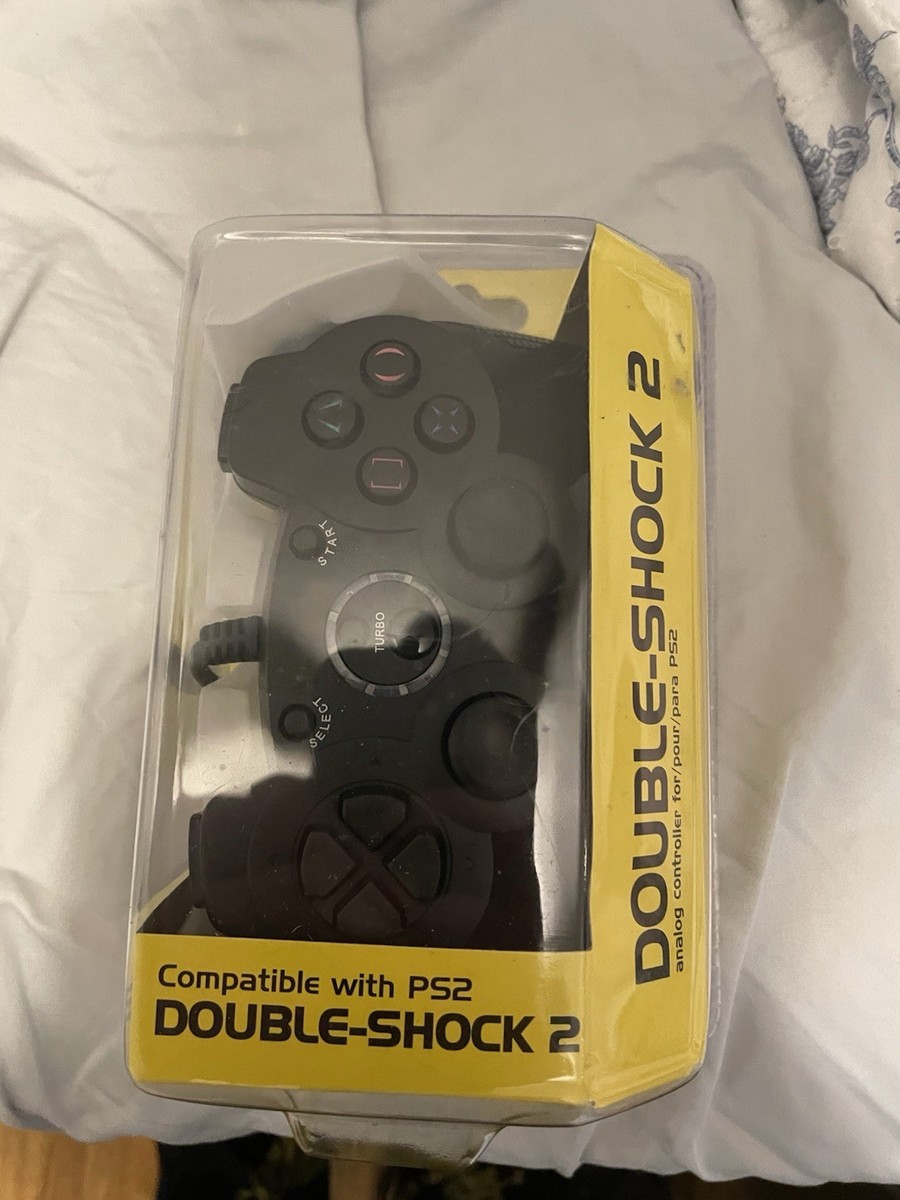 Old Skool Double-Shock 2 Wired Controller PlayStation 2 PS2 Brand