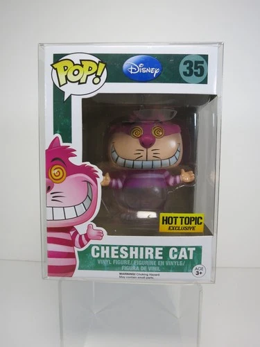 Funko Pop! Disney #35 CHESHIRE CAT TRANSLUCENT Hot Topic Exclusive NEW!