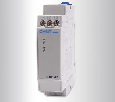 1 PCS NEW CHINT Phase sequence open phase relay NJB1-X1 3A 200~500V #ea
