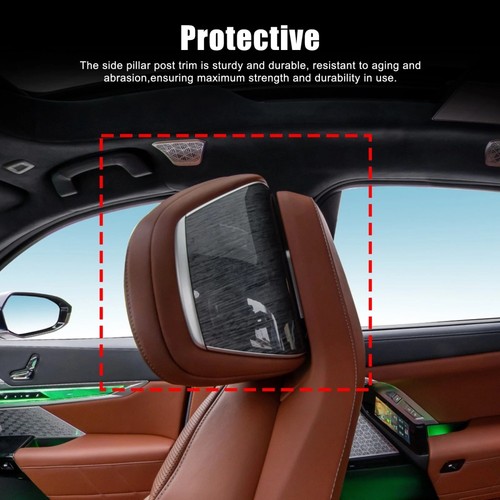 Interior Carbono Seco Reposacabezas Cubierta BMW Serie 7 2023-2025 - Imagen 5 de 13