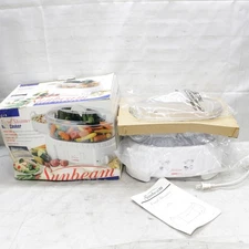 Sunbeam Instant Steam 4710 Food Steamer Rice Cooker 3-Qt Timer
