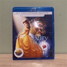 Disney Beauty and the Beast 25th Anniversary Edition Blu-ray DVD Digital HD