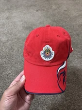 Chivas De Guadalajara Red Cap with Embroidered Logo Adjustable Strap