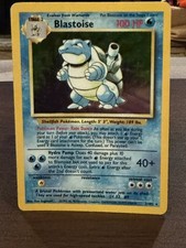 Blastoise Unlimited 2/102 Pokemon Card NM Never Played