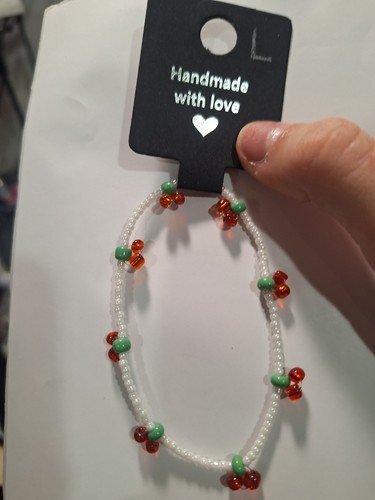 Handmade with love Large Cherry bracelet  - Picture 1 of 2