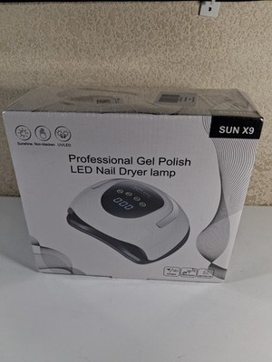 SUN X9 Professional Gel Polish LED UV Nail Dryer Lamp 220W 57 LEDs New Sealed