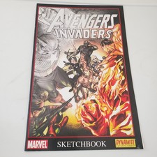 Avengers Invaders Sketchbook Marvel Dynamite Entertainment Artbook Alex Ross