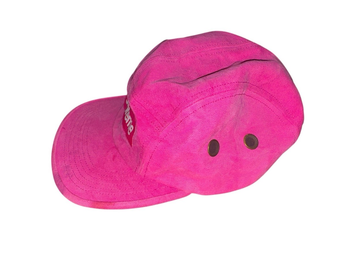 Supreme Washed Chino Twill Camp Cap Floral Pink S/S 18 | eBay