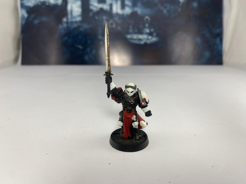 Warhammer 40k Black Templars metal Emperors Champion Built & Painted GW BT