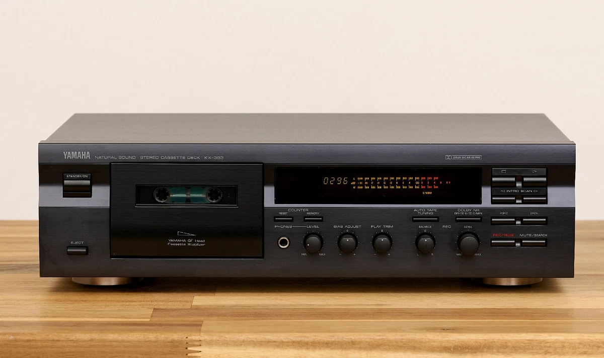 DOPPIA PIASTRA A CASSETTA YAMAHA KX - W 282 DA RIPARARE USATA VINTAGE