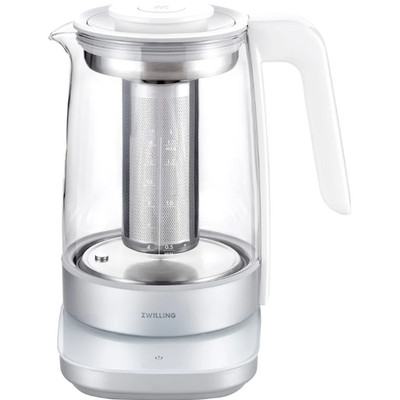 ZWILLING Enfinigy Glass Electric Kettle - Silver