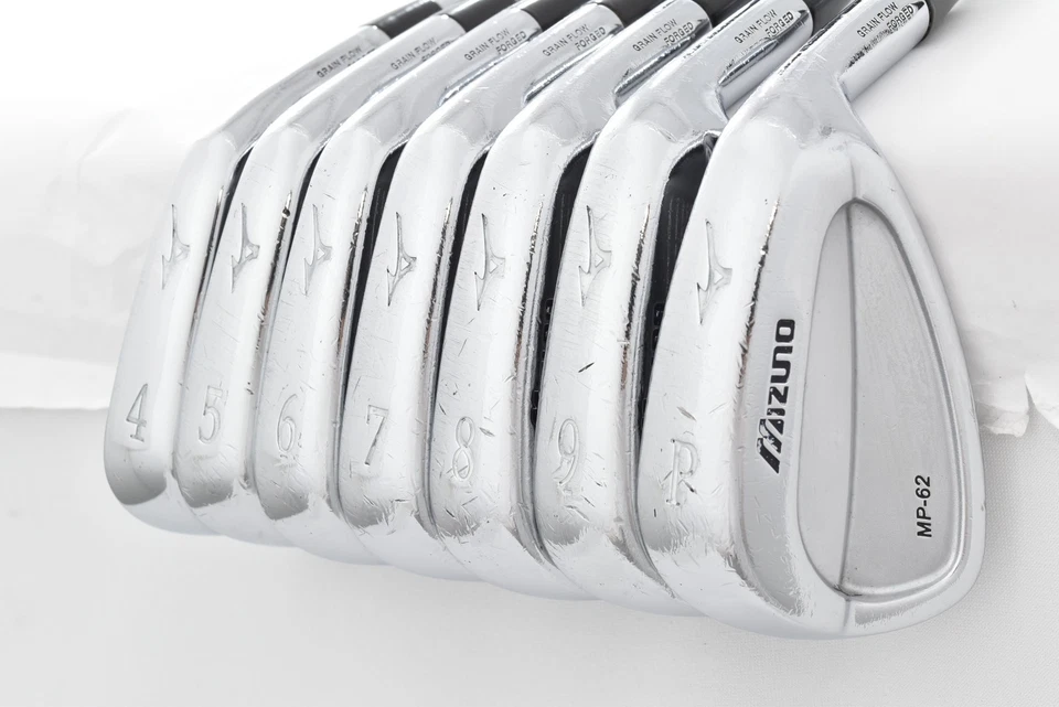 7Pcs MIZUNO MP-62 Iron set 4-5-6-7-8-9-P PW RH GS95 R300 Stiff Irons golf Club - Image 2 of 4