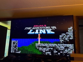 Original NES Console + 2 Zelda Cartridges + 1 Controller and Cables (NEW 72 pin)