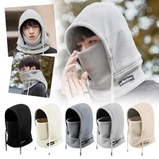 Winter Balaclava Hat Windproof Mask Beanie Hats for Boys Girls Hat Scarf