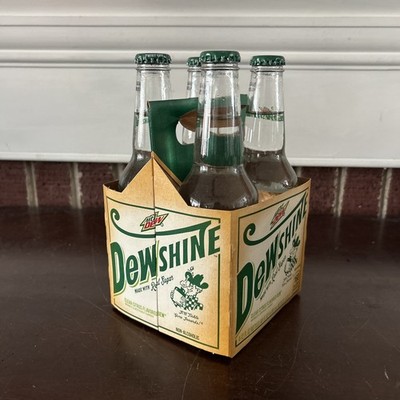 Mountain Dew DewSHINE Limited Edition Clear Citrus Unopened 12oz Bottles, 4-pack