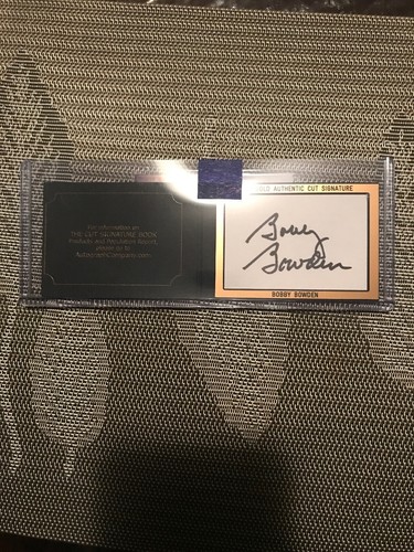 2013 AUTHENTIC CUT SIGNATURE FCU FLORIDA ST SEMINOLES NCAA HOF BOBBY BOWDEN JSA - 第 1/12 張圖片