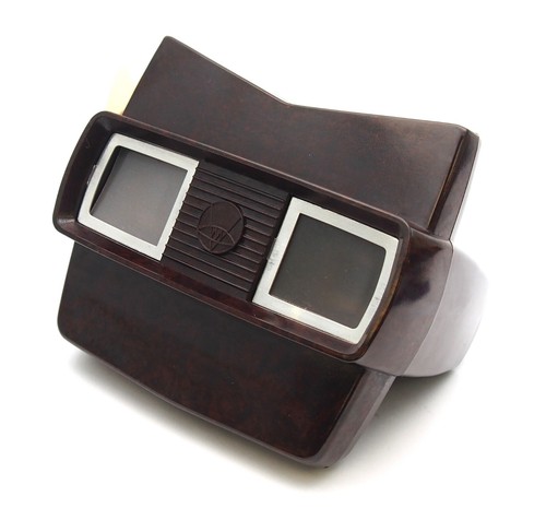 Vintage Sawyers Bakelite Stereo Viewmaster & Three English Reels - UK Dealer - Picture 3 of 6